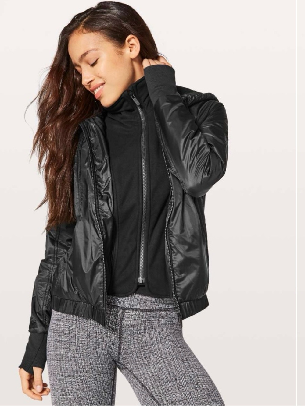Lululemon Scuba Insulated Hoodie *Glyde Jacket Black - Size 4